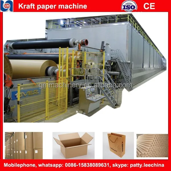 Gm-3600mm 300 ton / day двойной / тройной / четыре провода макулатуры, небеленой доска переработка доска