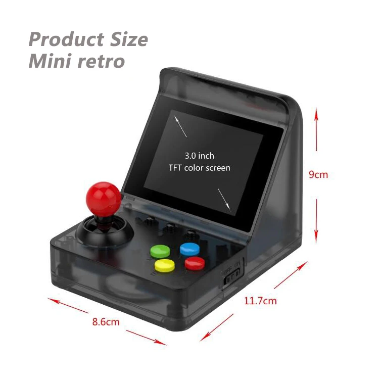 3-inch 32-bit handheld mini arcade game retro machine
