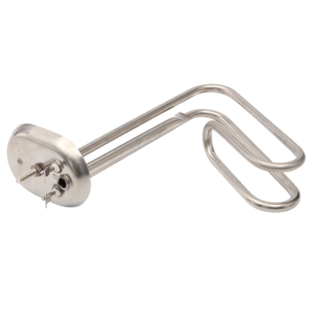 WNA-46 Nickel chromium 500W immersion heating resisatnce element with ellipse flange