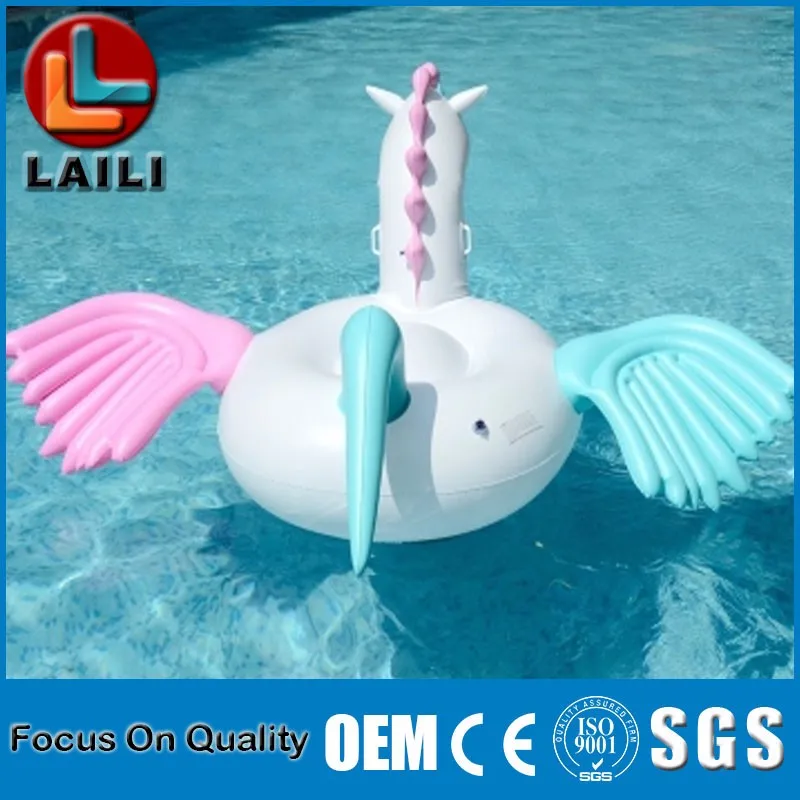 swimming pontoon floats /Inflatable pegasus Environmental protection PVC float/swimming pool
