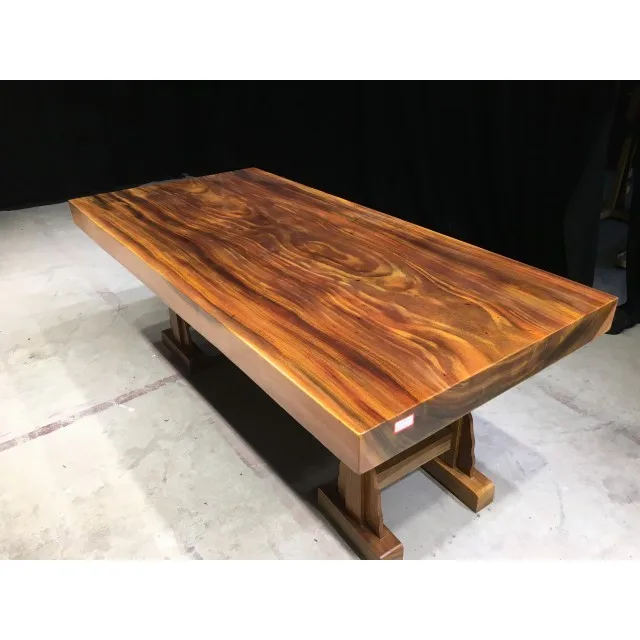 
Natural Solid Okan Dining Table Top From Chinese Manufacturer 