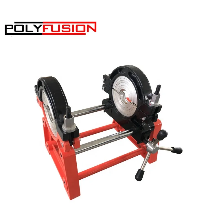 63-200 мм Ручная водопроводные трубы из полиэтилена высокой плотности фуговальный станок для пластиковых труб