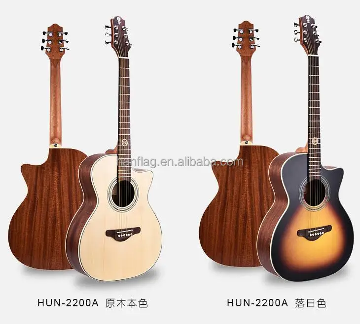 good quality OEM laminated acoustic wood guitar for students China guitar