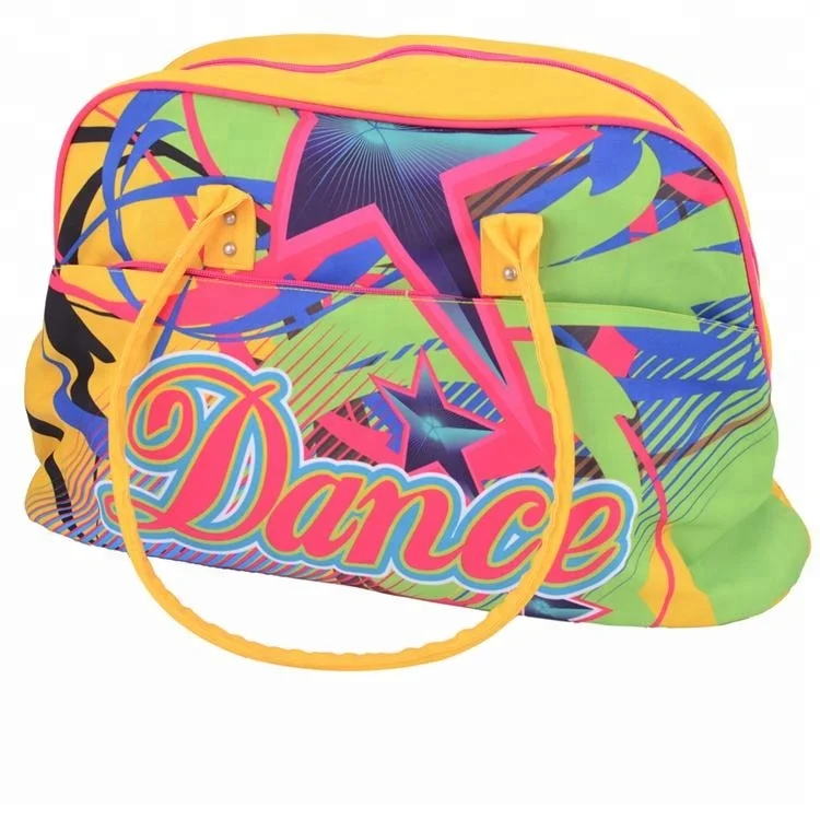 Оптовая продажа, Красочные ярко-желтые сумки-тоуты из полиэстера для женщин