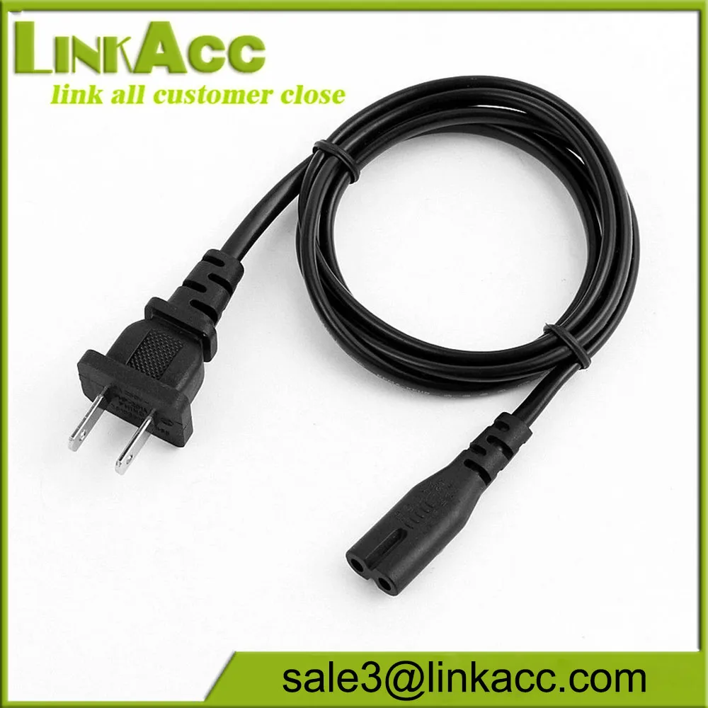 2-Prong AC Power Cord Cable Lead For HP Deskjet Printer Scanjet Scanner Adapter