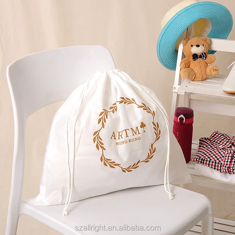 Customized Logo Printed Promotion cotton dust bag