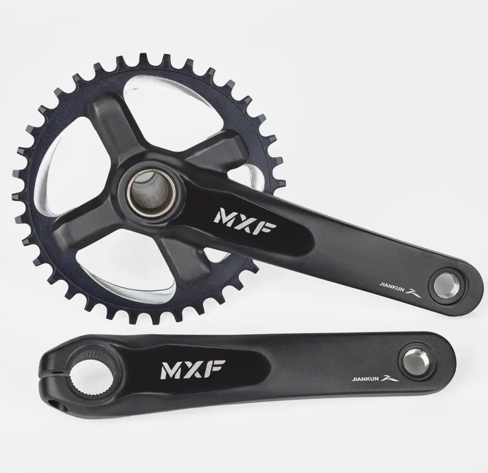 Jiankiun 11 скоростей CNC Узкие Широкие компоненты велосипеда MTB кривошипная