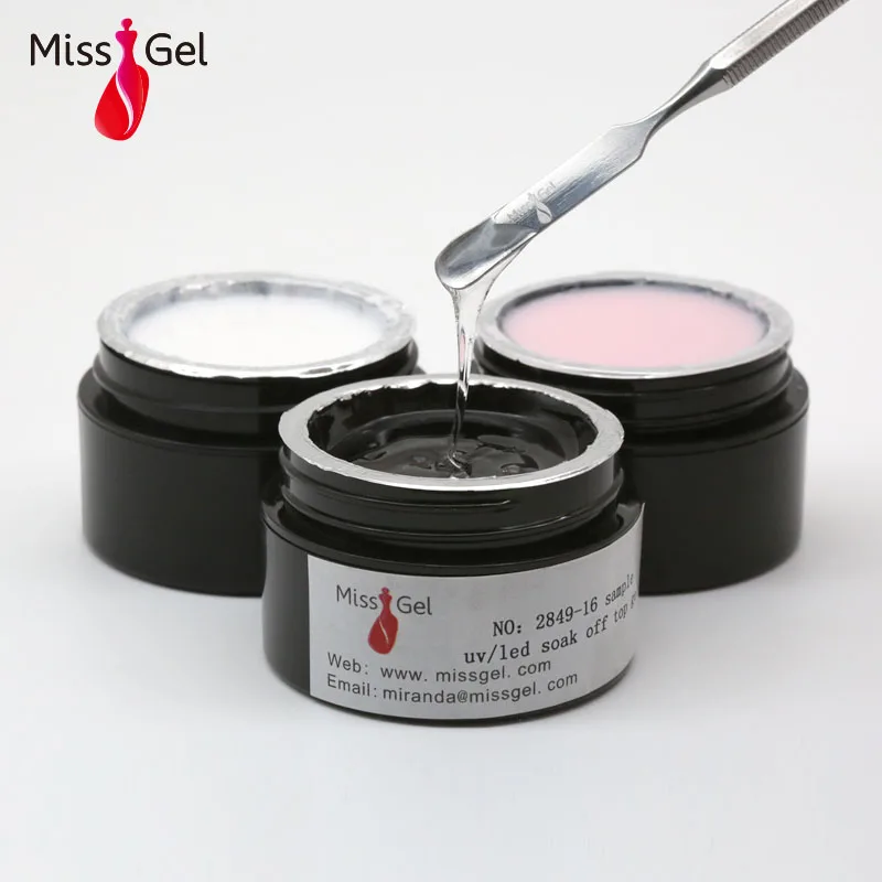 Missgel factory clear led nail polish uv gel