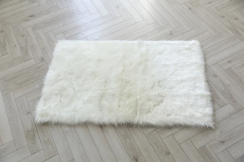 China Factory Directly Sale Faux Fur Rectangle Carpets