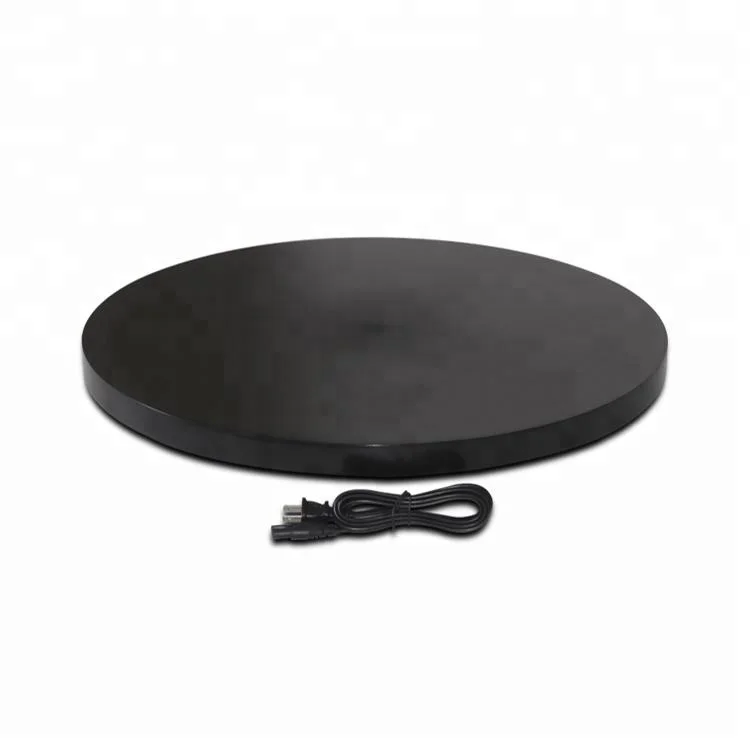360 Degree Electric Rotating Turntable Display Stand for Photography Max Load 80kg video shooting props Turntable Battery
