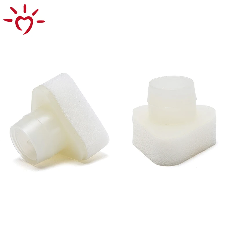OEM shoe polishing white small triangle sponges applicator