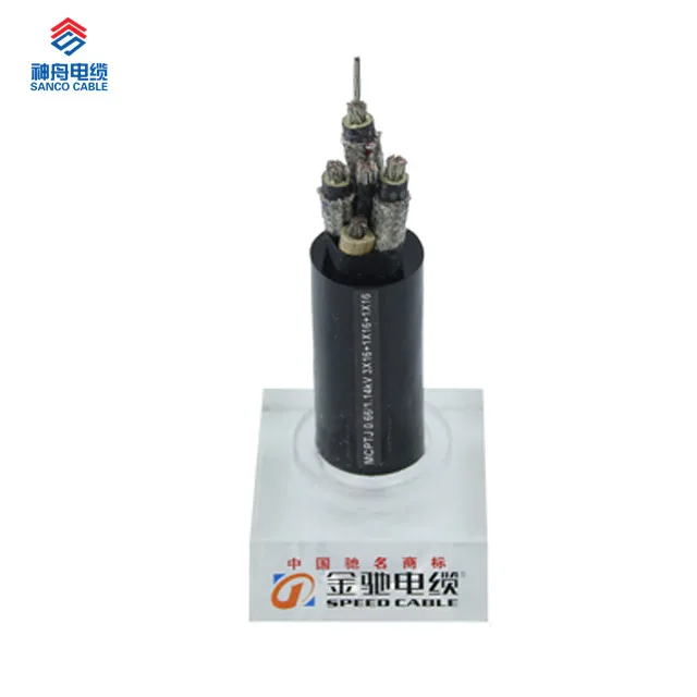 Добыча Кабель Гибкий с металлическим Экранирование Номинальное напряжение 1.9/3.3kv или ниже