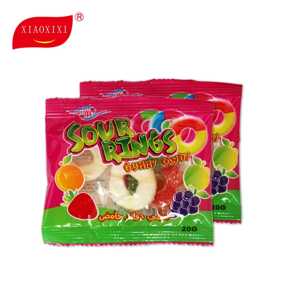 Fruit Shaped Fruit Flavor Soft Candy Gummy Candy