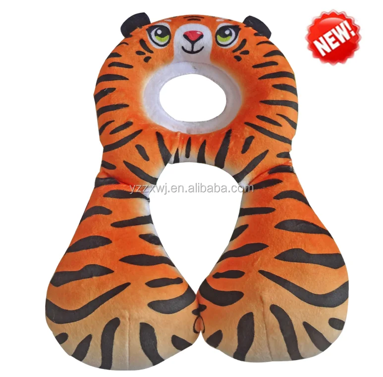 
Free Sample Wholesale Factory baby kid children neck support pillow cushion soft plush animal shape funny neck support pillow 