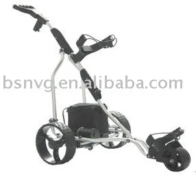 
Remote electric golf trolley 