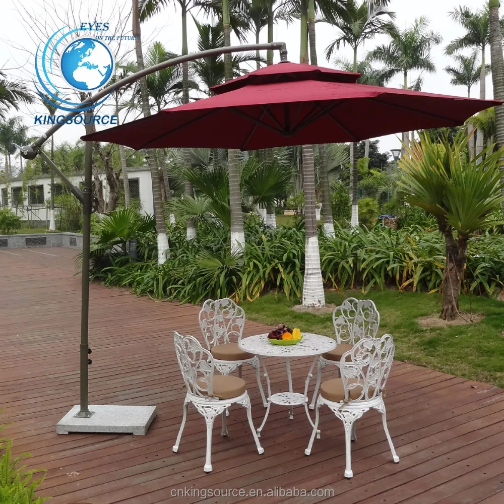 
2018 Fashion Durable Outdoor Garden White Patio Cast Iron Bistro Dining Set 