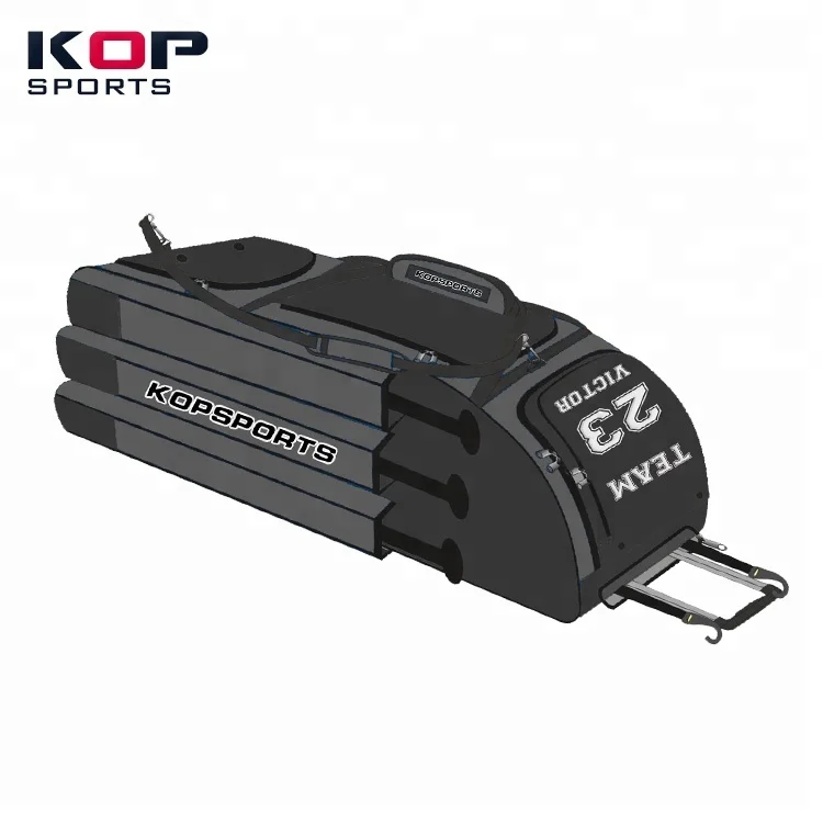 
2021 KOP SPORTS High Quality Best Softball Wheeled Baseball Bag With Shoe Compartment 