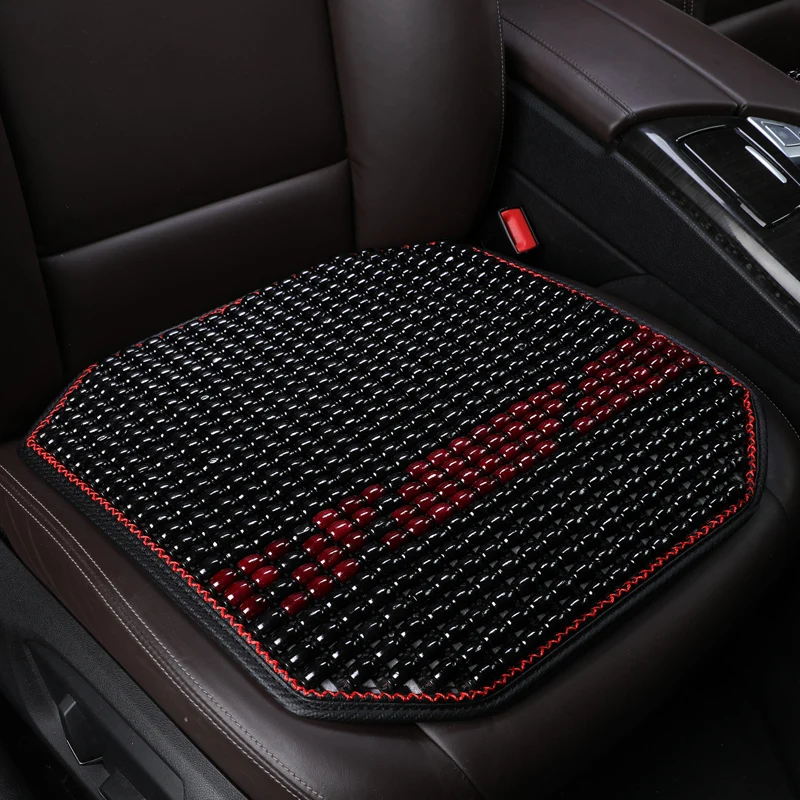 Comfortable wood beads seat cushion cooling wooden car seat cushion in car