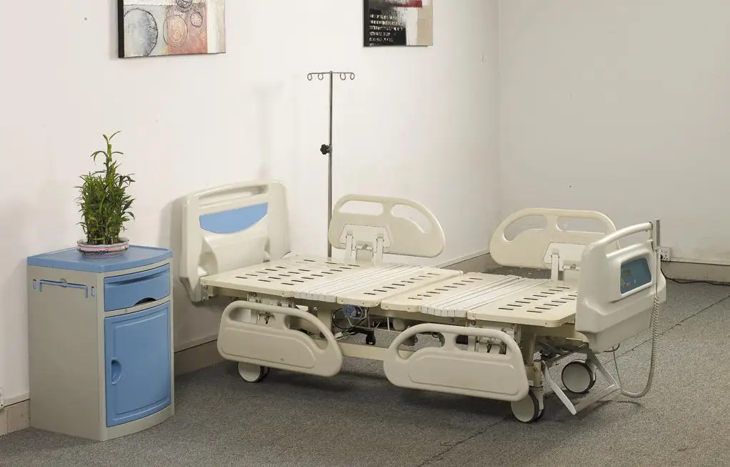 Multifunctional deluxe ICU hospital bed electric five functions patient nursing care bed(HR-851)