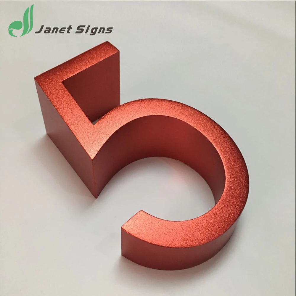 Металлическая дверная табличка без света для гостиничного проекта