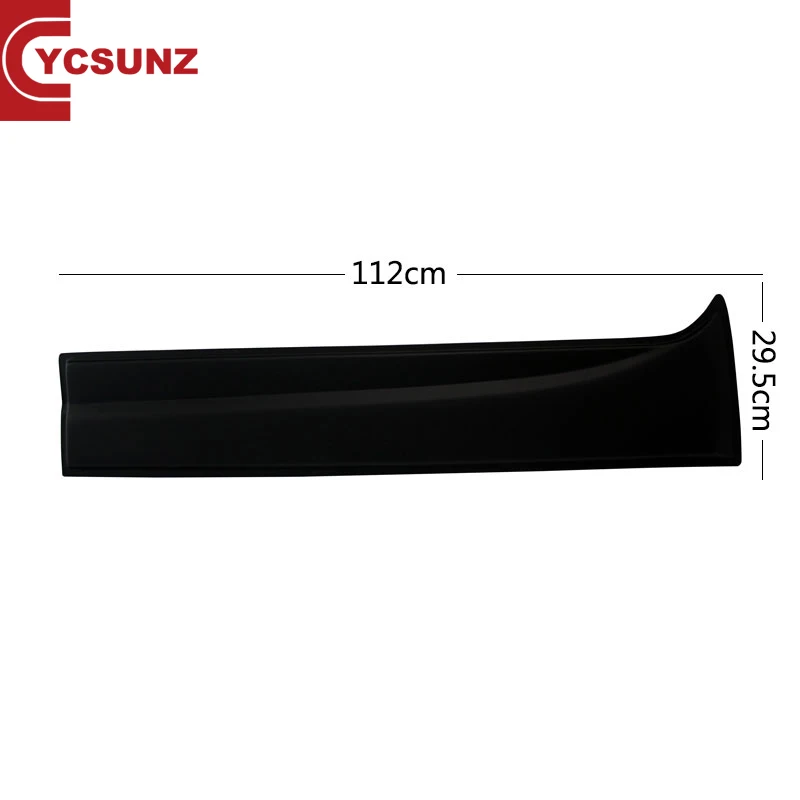 YCSUNZ ABS Black Body Side Cladding for Colorado LTZ 2017 2018