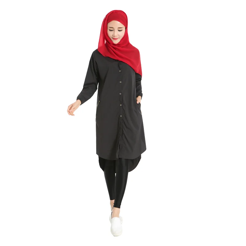 
New model abaya in dubai lslamic long skirts front open muslim maxi abaya dress 