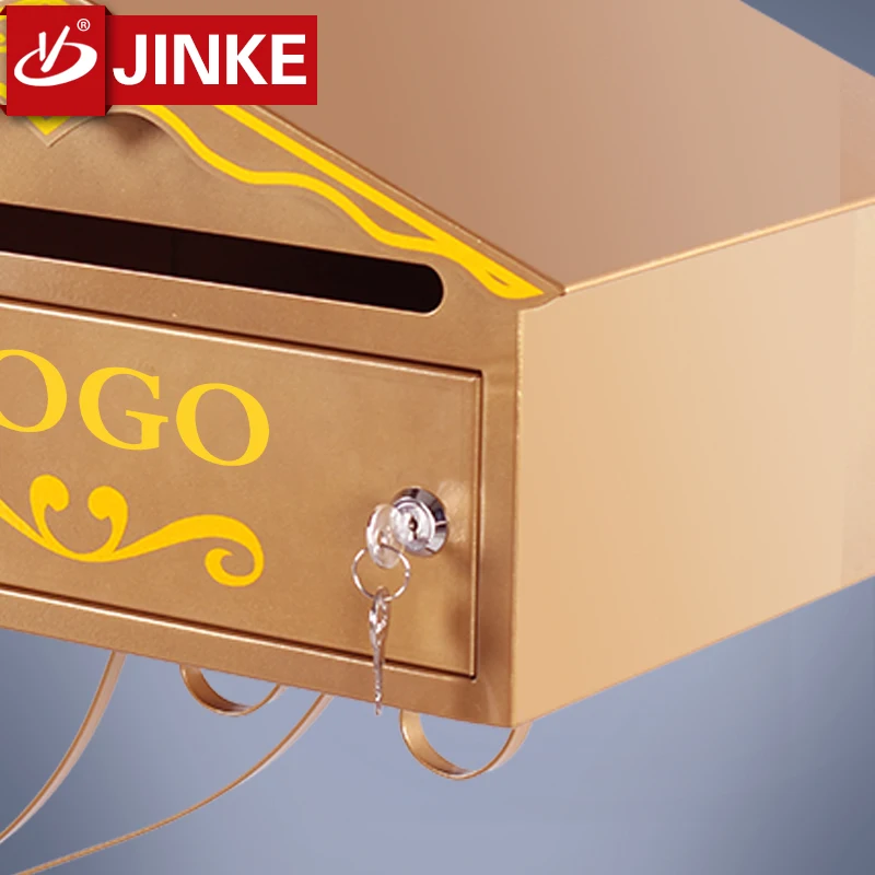 Mailbox With Pedestal New Brushed Outdoor Standing Stainless Steel Waterproof Letter Box