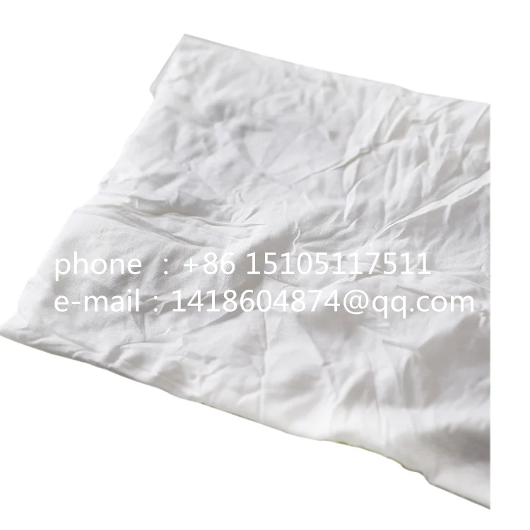 
Wholesale White T-shirt Wiper Cotton Clothing Wiping Rags 