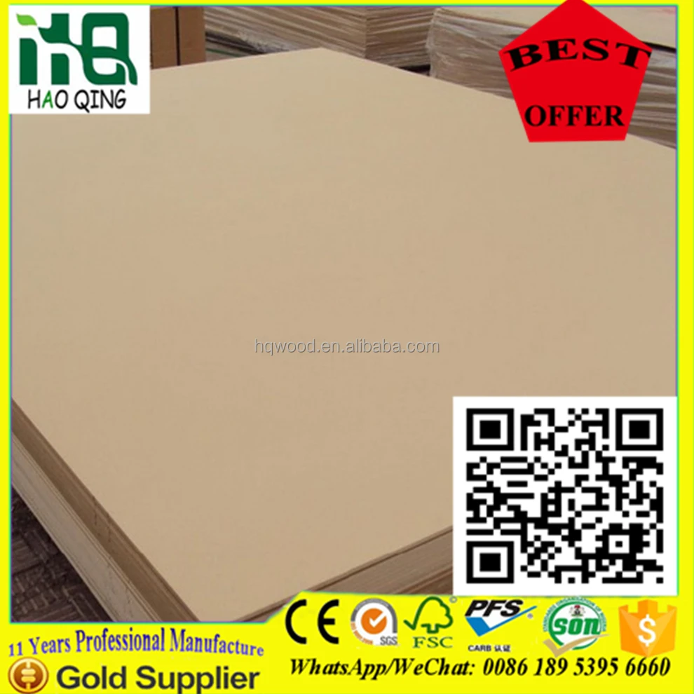 18mm cheap mdf plywood prices