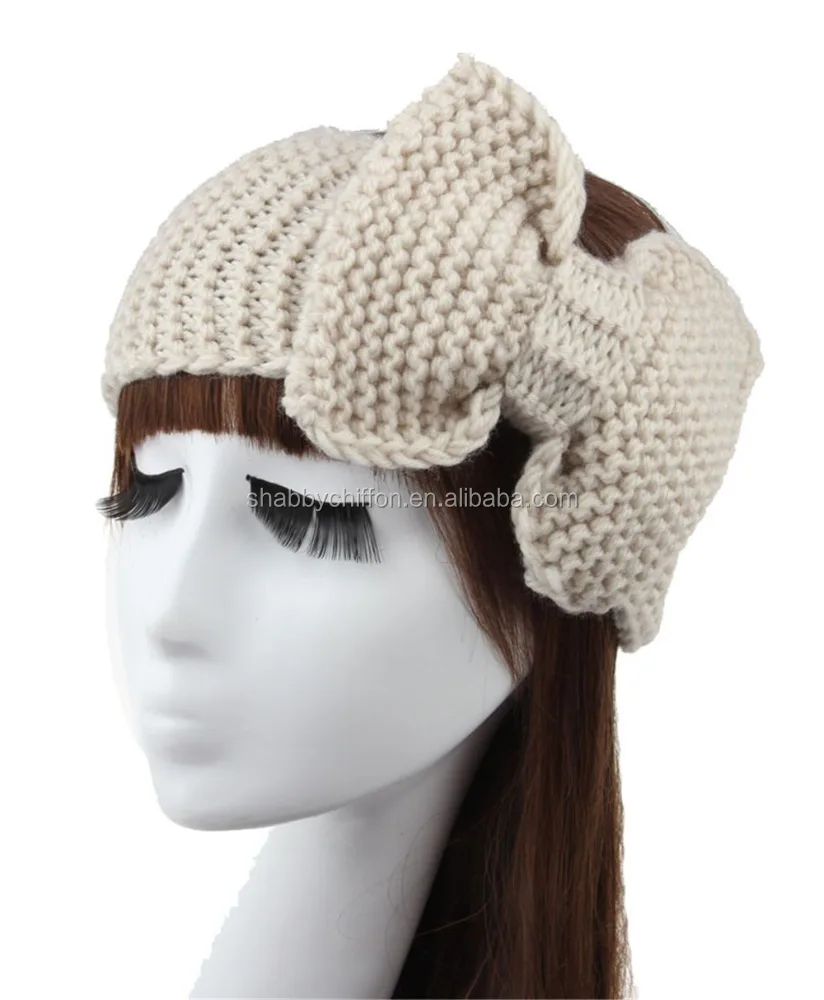 
Women Bow Headband ear warmers crochet headwrap Wholesale- Top-selling Women Headwrap 