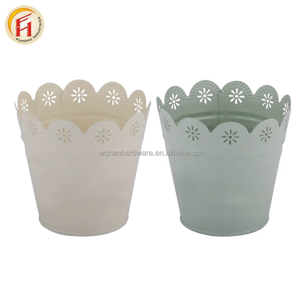 
Planting Planter metal Flower Pot Mini Garden and Sweet House for Decoration 