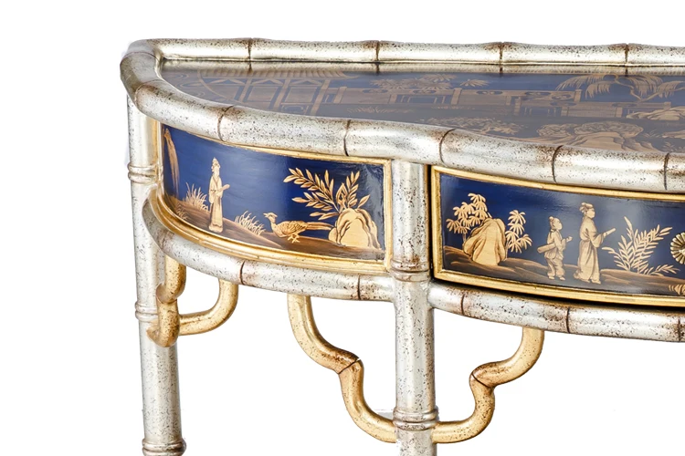 New idea China supplier unique design wood end tables antique home furnishings decor desk for living room console table