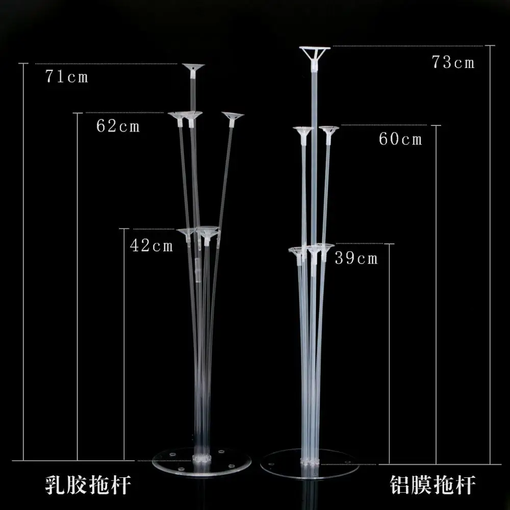
Amazon Hot Selling Clear Balloon Stand Kit with Base for Baby Shower Wedding Party Baloon Accessories balloon Table display 