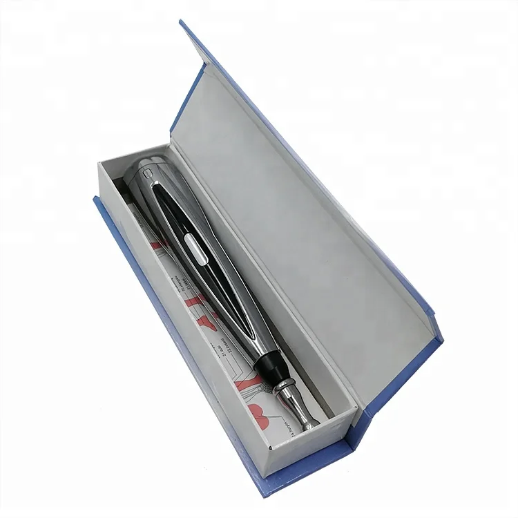 Updated laser therapy bio feedback electro acupuncture device with mushroom shape massager head