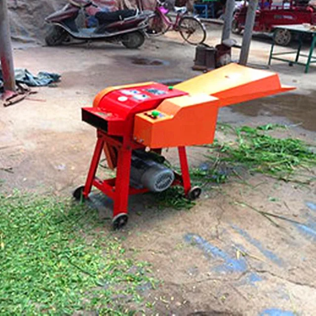 Gasoline engine driven grass cutter/small chaff cutter/animal fodder cutting machine