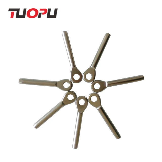 High Quality Metal Eye Swage Terminal And Swage Eye End Terminals for Wire Rope