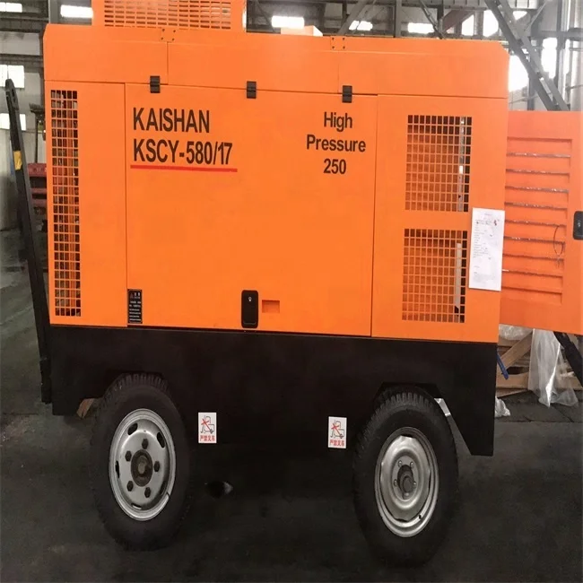 KAISHAN KSCY-550/13 diesel motor screw air compressor Portable