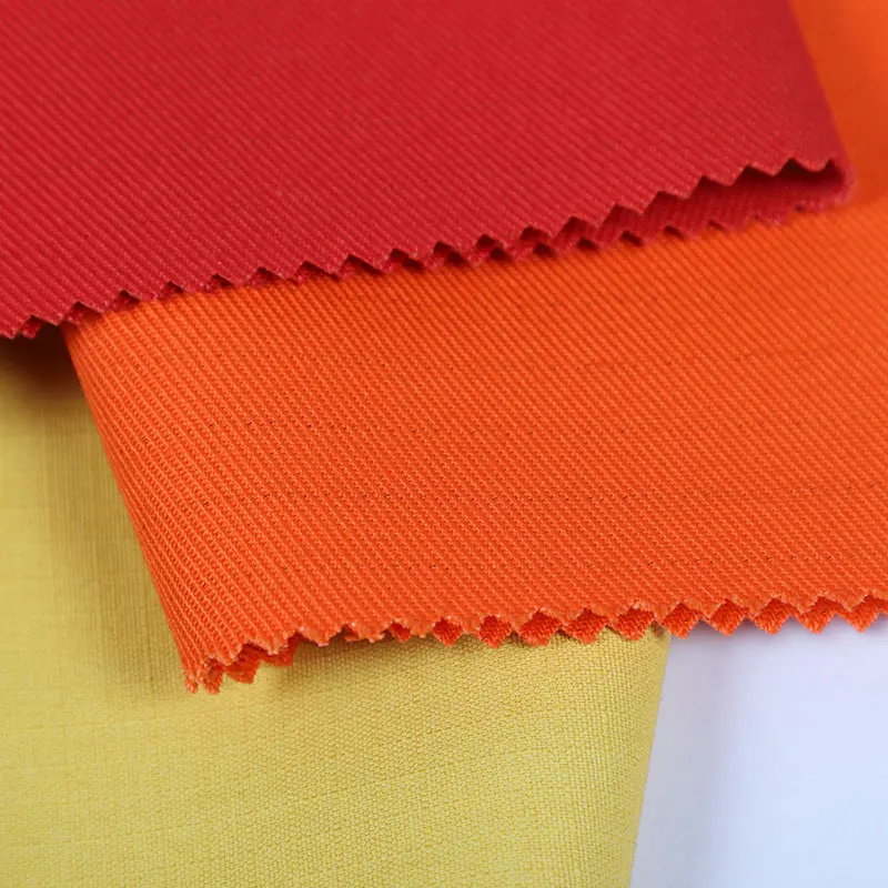 100% cotton 330gsm satin fire resistant fabric for industry coverall
