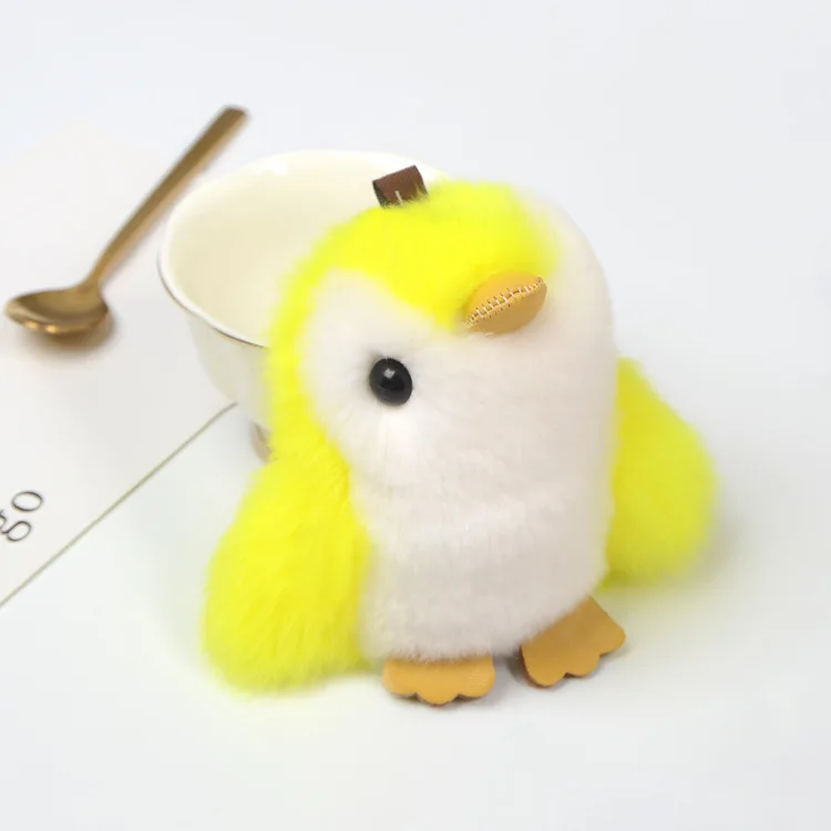 
Hot seller cute rabbit hair small penguin key ring lady wallet a fur rabbit car key chain gift.Plush Penguin Keychain Doll 