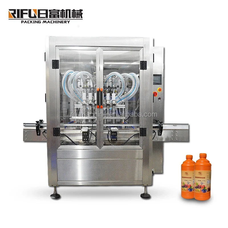 high quality automatic paste sauce jam honey oil cream piston filling machine capping labeling production line