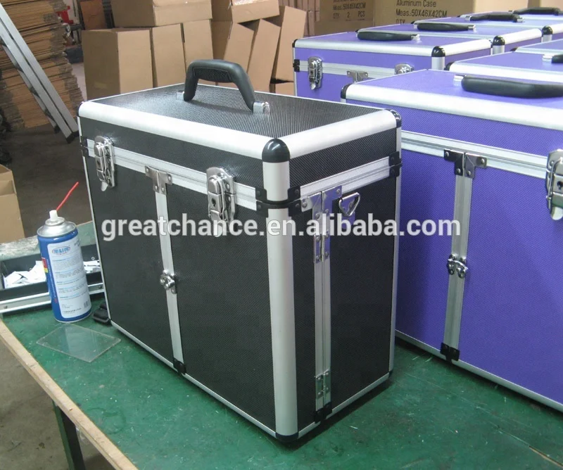 
Customized aluminum case with shoulder belt - Pet groomers tack box - aluminum grooming tool case-aluminum tool case 