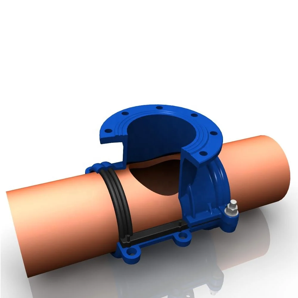 Pipe clamp/ Tapping Tee of PE / PVC pipes