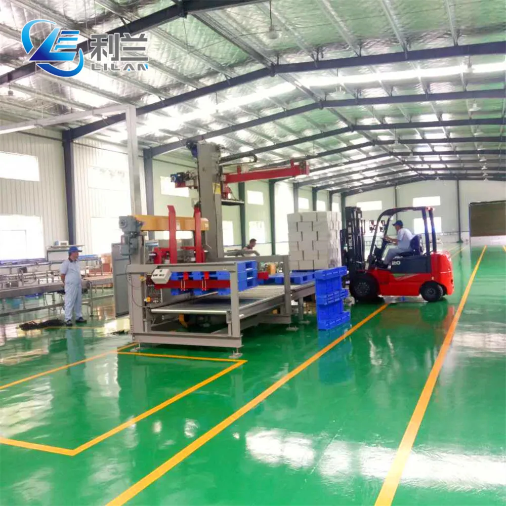 Малый один столбец паллетизатор для бутылок и коробок пакеты и бутылок, мешки