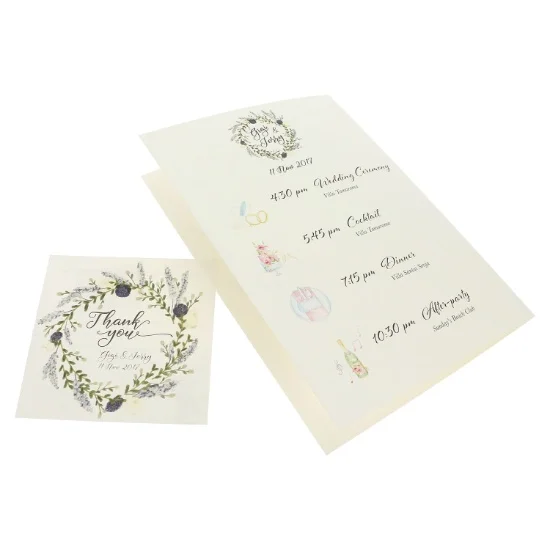 
High Quality Flyer Paper insert card For Amazon seller thank you card 