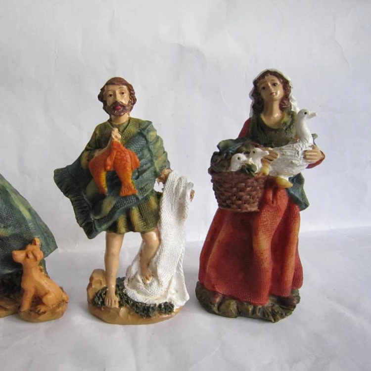 Polyresin Decorative Nativity Sets Polyresin Nativity Set Manger
