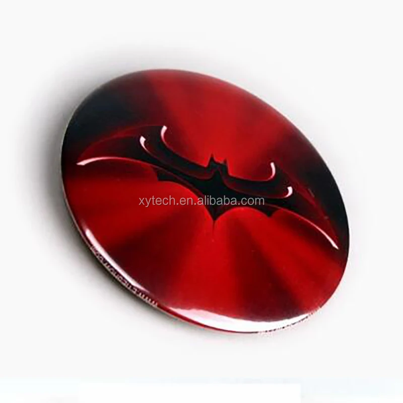 Metal Car Sticker Tin Bat Tank Decoration Sticker Custom Car Emblem Logo