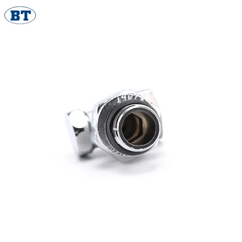 BT3035  good quality home brass thermostatic angled radiator valves