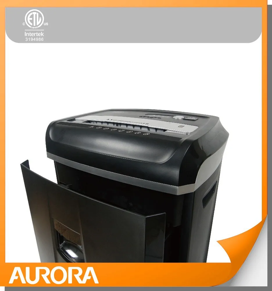 Аврора AS1720CM пластиковый бумажный измельчитель, 17 листов (A4) Мини crosscut 4x12 мм, сверхмощный измельчитель для офиса