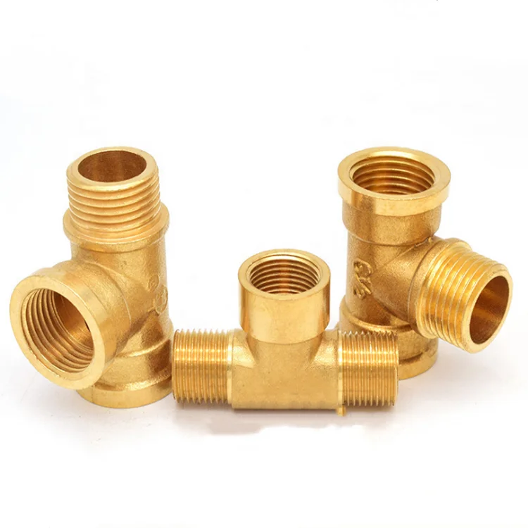 Hot Sale 15-22mm Brass Tee Plumbing Pex Fittings