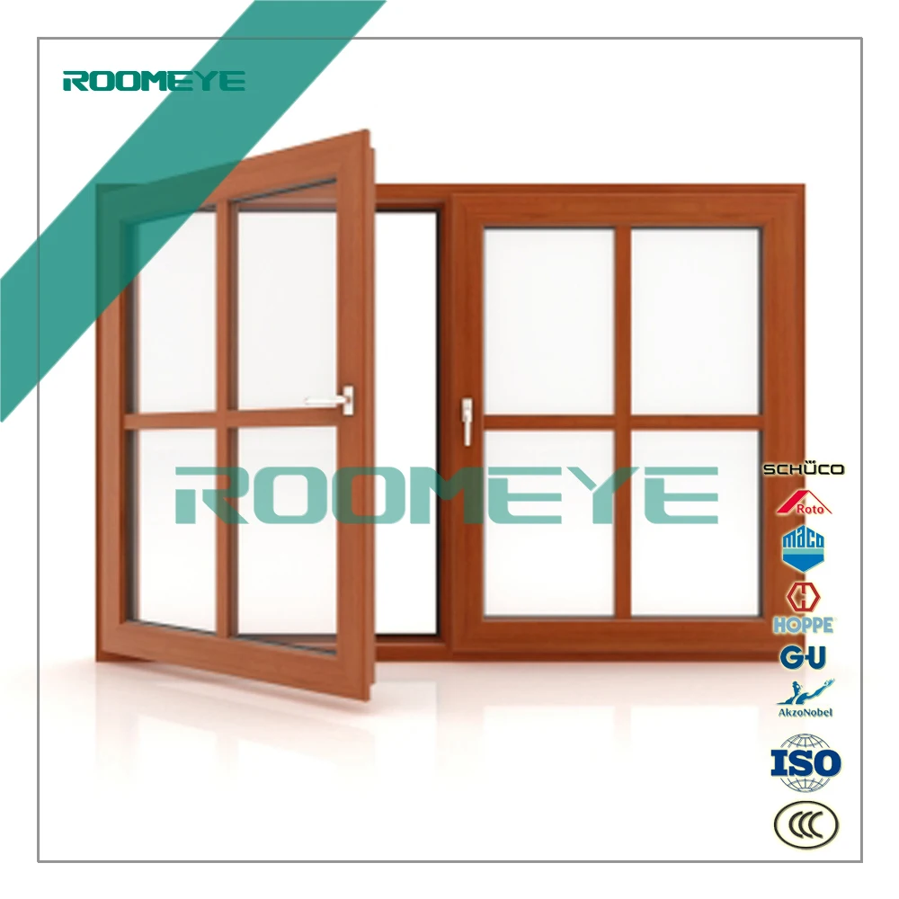 ROOMEYE aluminum cladding wood screen windows